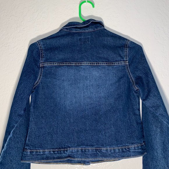 Children’s Place Girls Jean Jacket Size L, Denim Jacket - Picture 4 of 4